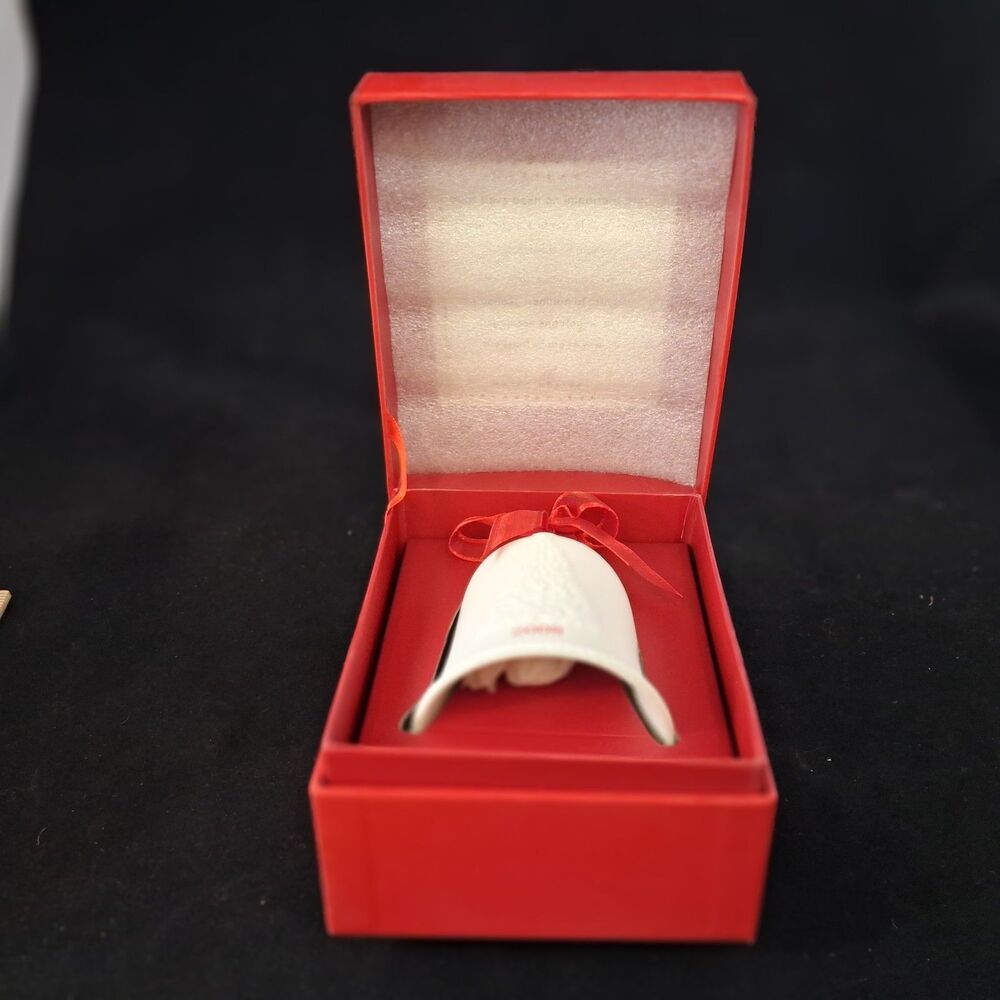 Hallmark Keepsake Christmas Ornament 2008 Porcelain Dated Bell in Original Box